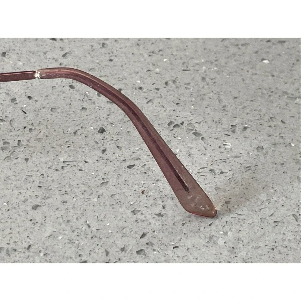 Genny Eyeglasses Frames ONLY 336-B 9445 53-16-135 Full rim pink clear